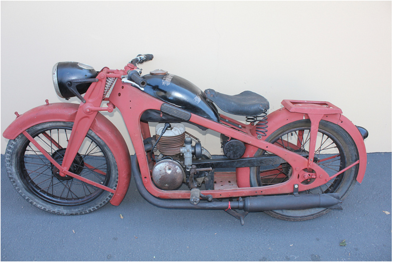 『d』 1938 Zundapp DBK #118 — Vintage German Motorcycles